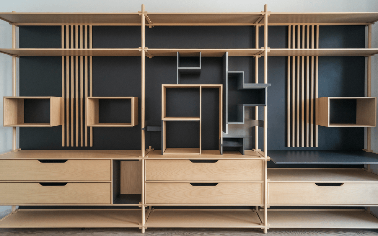 mueble multifuncional para ganar espacio en tu hogar